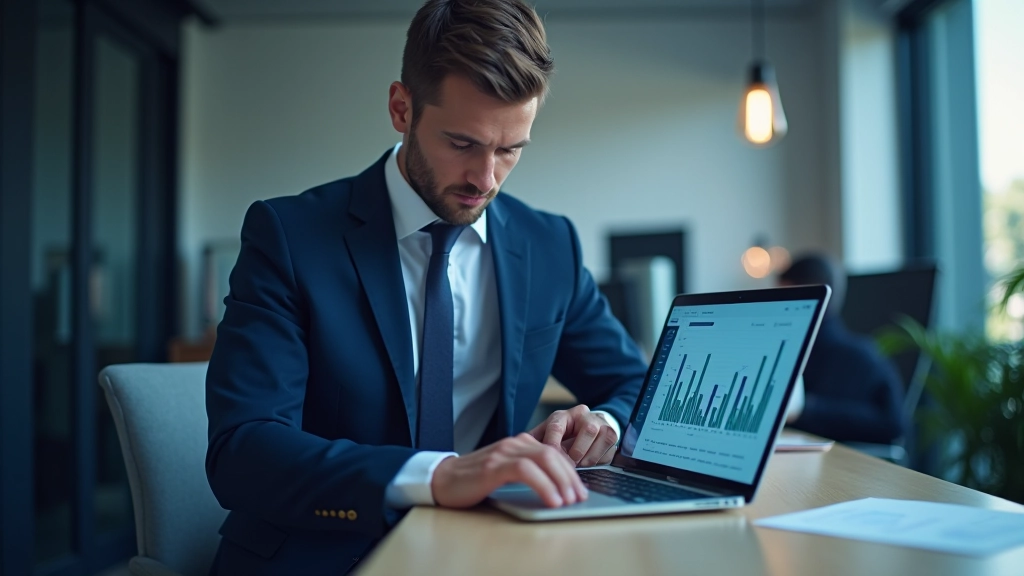 Écran d'ordinateur affichant un graphique du ratio de Sharpe avec données mensuelles, interface de calcul de performance