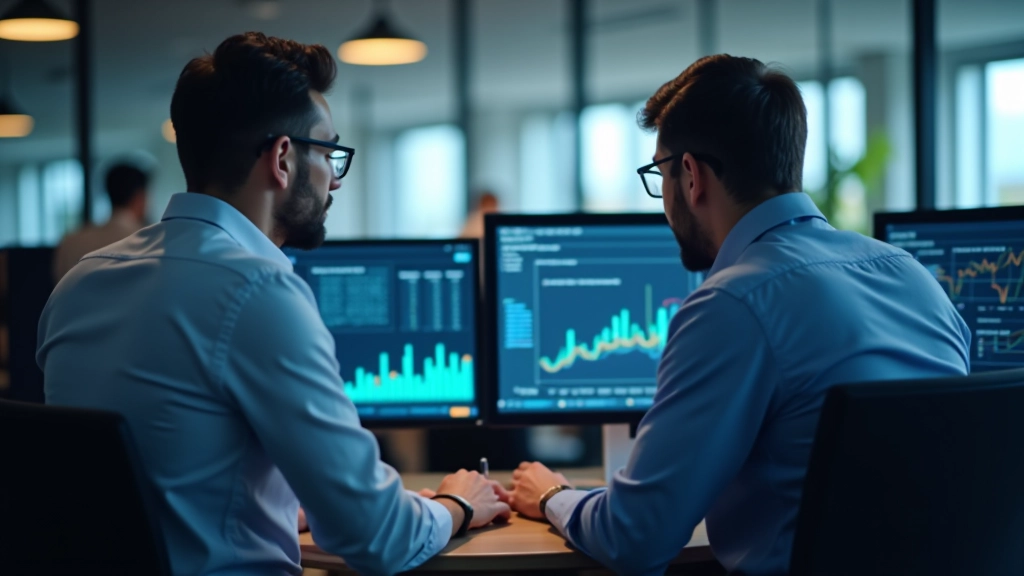 Équipe analysant les données de fonds d'investissement