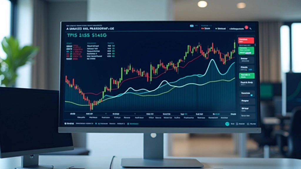 Graphique linéaire montrant la volatilité mensuelle d'un fonds d'actions avec courbes de tendance